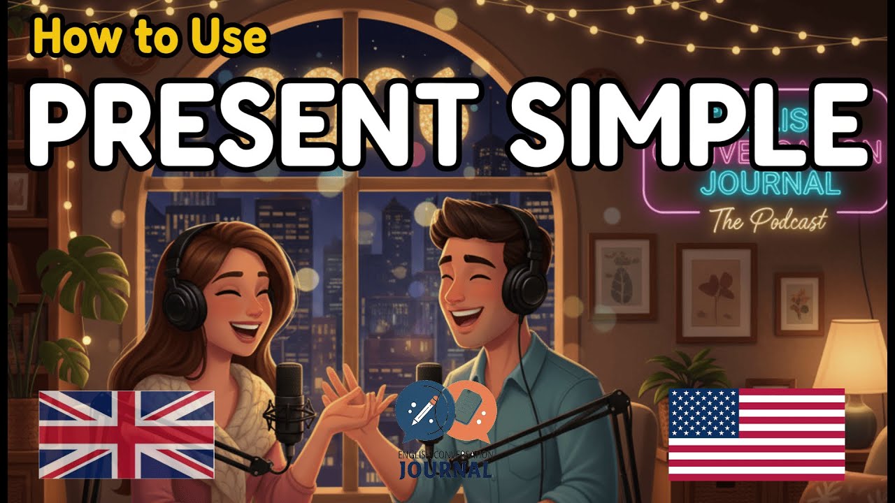Learn Simple Present Tense Fun & Easy Way: 📚 English Conversation ...