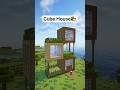 Cube House🏡 Minecraft Tutorial #shorts #minecraft #tutorial #foryou #fyp