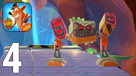 Crash Bandicoot: On the Run‪! Gameplay Walkthrough Part 4 - Nitro Mini Robot [iOS/Android Games]