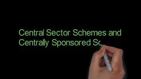 Central Sector Schemes and Centrally Sponsored Scheme | #UPSC