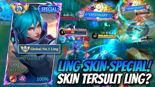 GUA MENCOBA SKIN LING YANG KATANYA JADI SKIN TERSULIT? Ling Cosmo Guard!! - MLBB