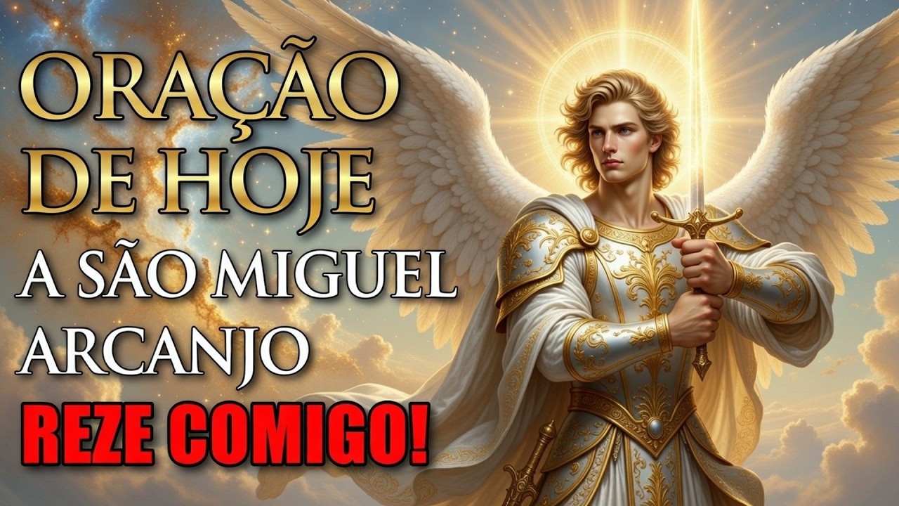 ORAÇÃO DE HOJE A SÃO MIGUEL ARCANJO ⭐ REZE COMIGO!