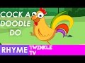 Cock a doodle doo nursery rhyme with lyrics  twinkle tv