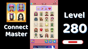 Connect Master Level 280 Walkthrough 🧩 | Match Puzzle | Puzzle Solutions & Tips | Go Answer