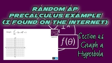 AP Precalculus Section 4.6 Example: Graph a Hyperbola in Standard Form (Example 2)