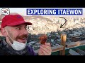 Exploring ITAEWON: Where ALL The Foreigners Live in Seoul, South Korea 2021 (food, bars & cafes) 🇰🇷