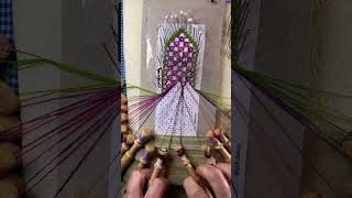 Rose garden ๐น Bobbin lace rose ground stitch. #bobbinlace #asmr #lace #rose Rose garden ๐น Bobbin lace rose ground stitch. #bobbinlace #asmr #lace #rose