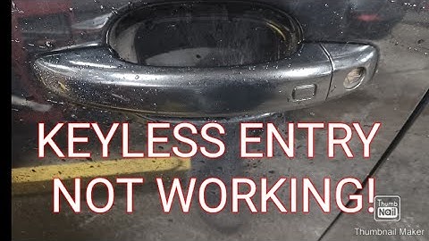 INSTALLING KEYLESS ENTRY DOOR HANDLE SENSOR ON AN AUDI.