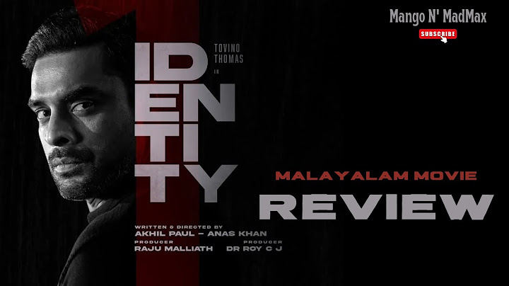 IDENTITY MOVIE REVIEW | TOVINO THOMAS | TRISHA | VINAY RAI | AKHIL PAUL | ANAS KHAN |Mango N' MadMax