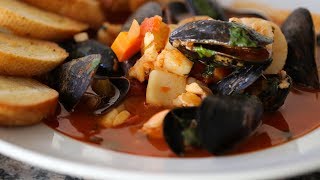 Cioppino is a delicious italian-american seafood stew that was
popularized in san francisco, ca. the consists of an array tomato and
win...