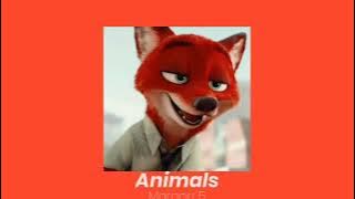 Animals Maroon 5 slowed reverb