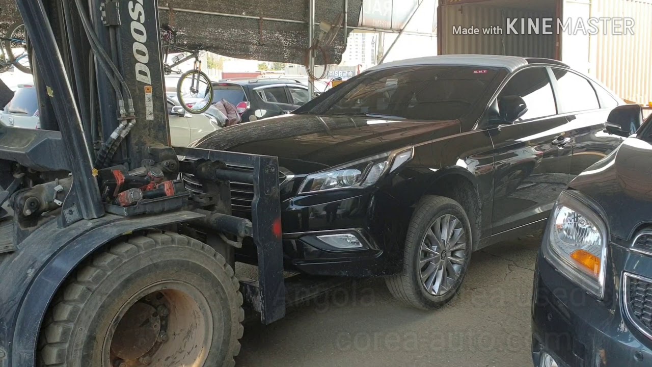 Angola-Korea car export. Kia K7 K5 Sonata