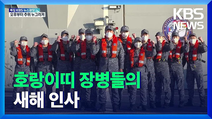 “새해에도 국민과 함께”…‘호랑이띠’ 장병들 새해 인사 / KBS  2022.01.01.