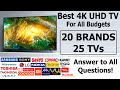 Best 4K TV for You | All Budgets | 20 Brands 25 TVs MAHA COMPARISON