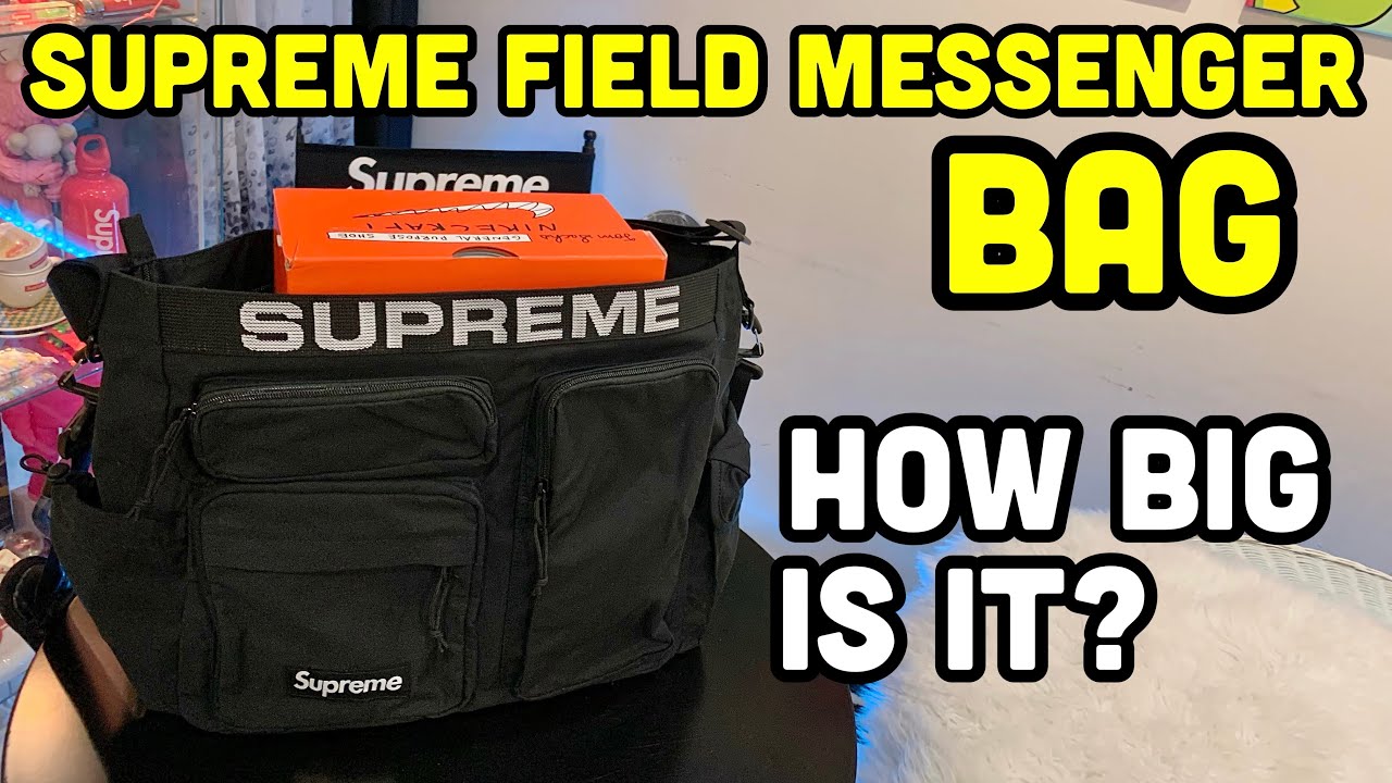 Supreme 2023ss week1 Field Messenger Bag レビュー！一工夫で大満足