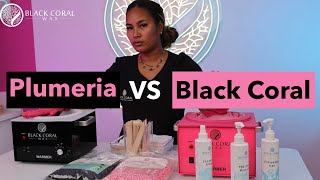 Plumeria Vs Black Coral Hard Wax Side-By-Side Waxing Test & Review