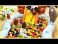 the ball pit show for learning colors children and toddlers educational video
