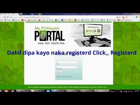 How to login online philhealth member registration step by step..