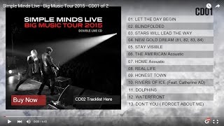 Simple Minds Live - Big Music Tour 2015 - CD01 of 2