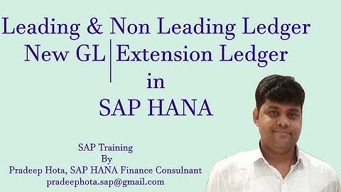 Leading and Non Leading Ledger in SAP | SAP Extension Ledger | New GL in SAP |SAP Document Splitting