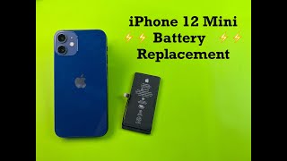 iPhone 12 Mini battery replacement - nothing left out