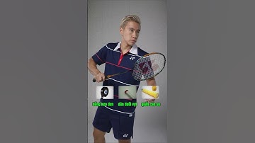 HƯỚNG DẪN QUẤN CÁN VỢT | THEO PHONG CÁCH MARCUS GIDEON.  #binbad #badminton #caulong #marcusgideon