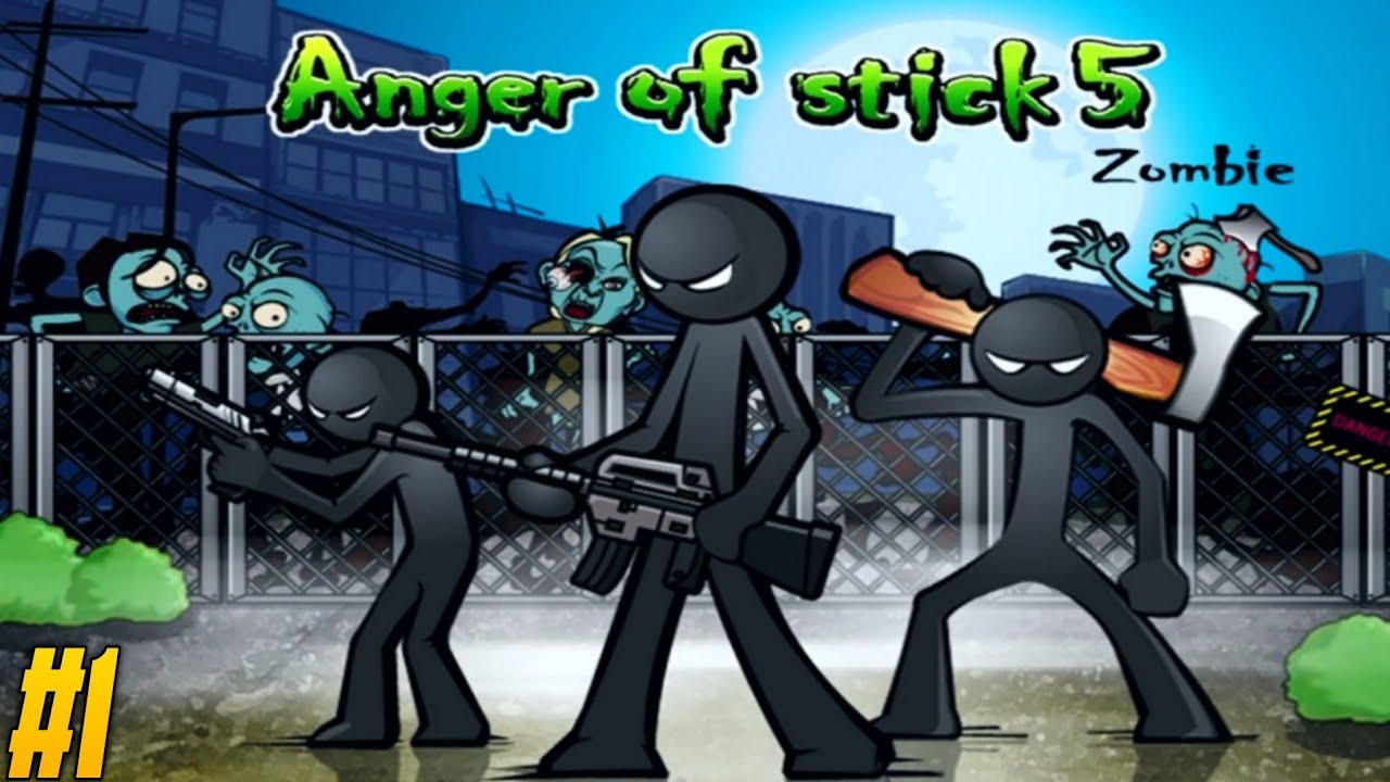 Anger of Stickman 5 Gameplay Walkthrough Part 1 - Epic Stick Fights!