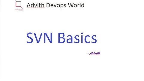 SVN Basics