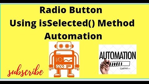 Radio Button Automation In WebDriver IO | webdriverio tutorials