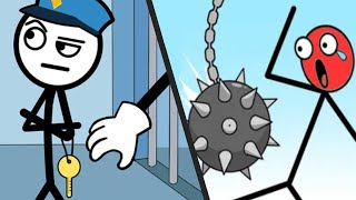 THIEF PUZZLE vs RAGDOLL BREAK: DESTROY GAME - All Levels STICKMAN Satisfying Double Gameplay Android screenshot 5