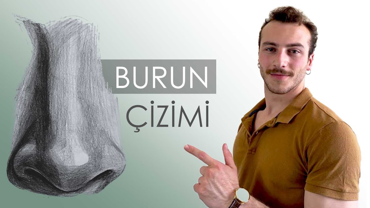 Burun Çizimi, Burun Tonlaması, Basit Çizim Teknikleri, Karakalem
