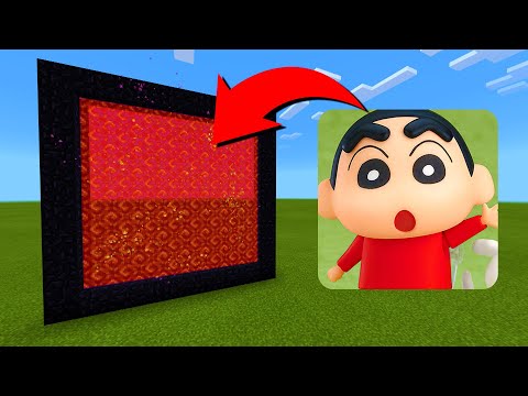 How To Make A Portal To The Shin-Chan Dimension in Minecraft!