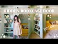 Diy hidden bookcase door  a secret door for a playroom  