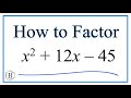 Factoring Quadratic Equations Concepts