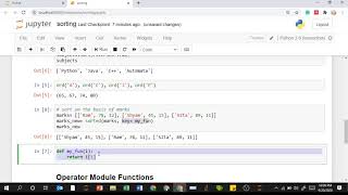 Sorting in python- sort vs sorted