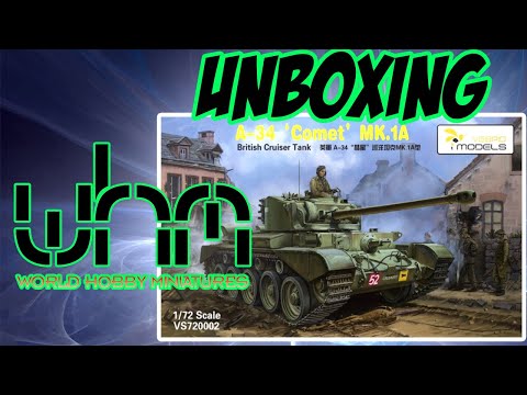 Vespid Models 1/72 British Cruiser Tank A34 'Comet' Mk.IA video