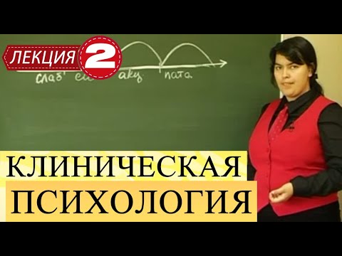 Клиническая психология. Лекция 2. Норма и патология. Типология расстройств личности.