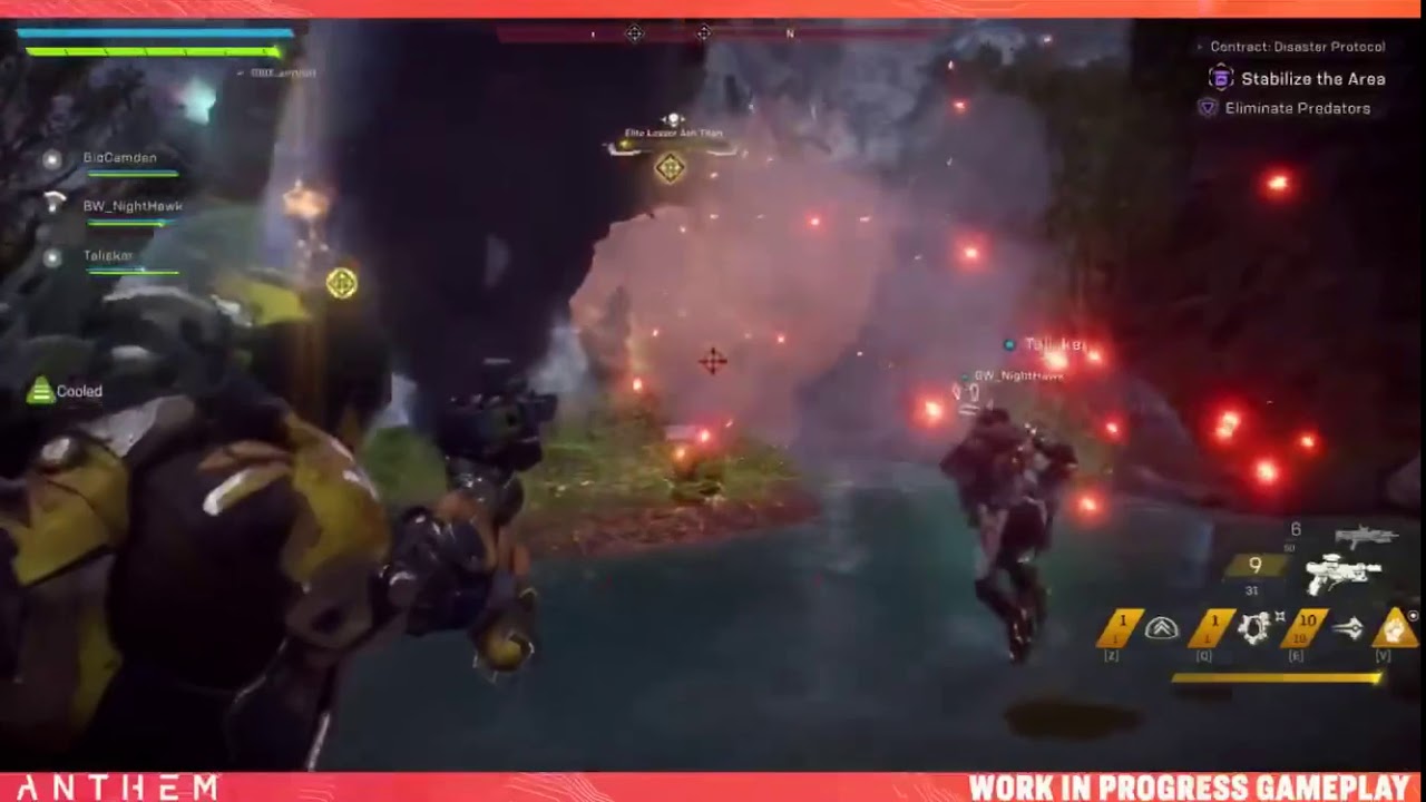 Anthem Elite Titans contracts on legendary difficulty