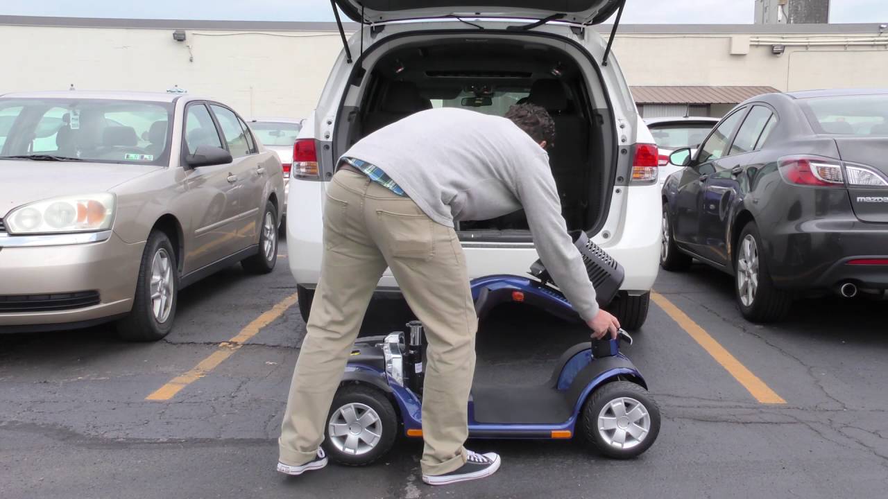 Pride® Scooters Designed to Disassemble Quickly and Easily - YouTube