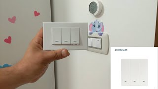 سلسله تحويل شقه من الصفر الى سمارت مفاتيح الاناره الذكيه - zemismart zigbee smart switch