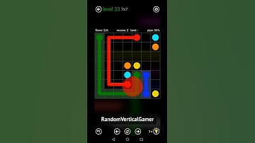 Flow Free [Level 23] (7×7 Medium) [Intro: Classic Pack] | Walkthrough