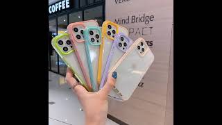 Candy Color Clear Soft TPU Phone Case For iPhone 12 11 Pro Max XR X XS Max 7 8 Plus 12Mini shorts