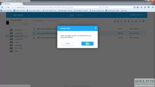 Working with Files and Folders in the MyCloud Environment