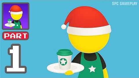 Coffee Shop 3D - Gameplay Walkthrough Part 1 - Simulate running a coffee shop (iOS & Android)