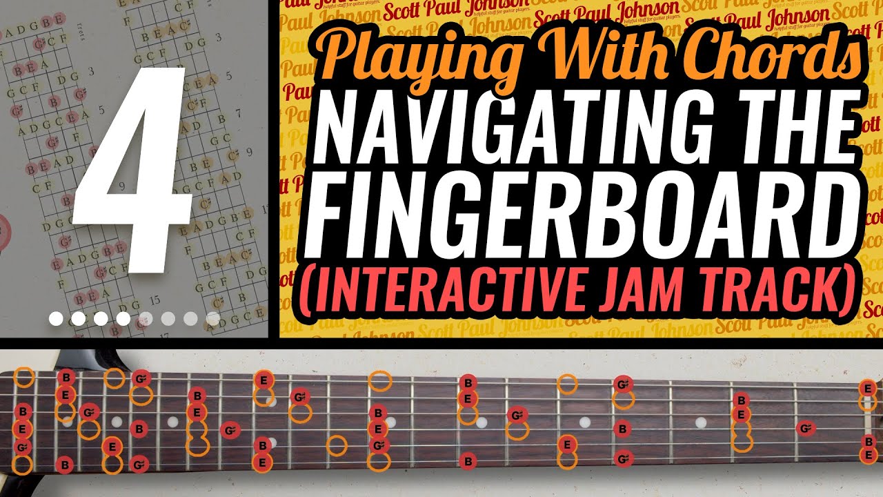 Playing With Chords 01 E and A Jam Track YouTube