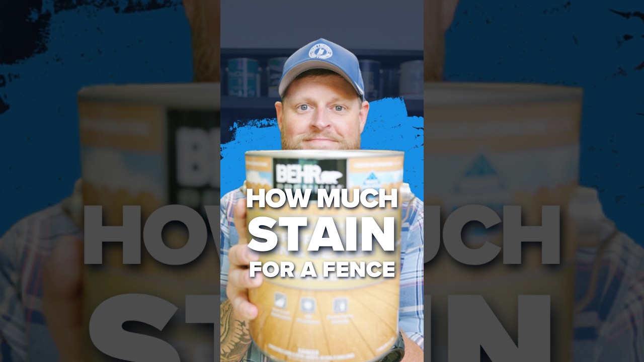 How Much Stain Do I Need for a Fence?, watch the video