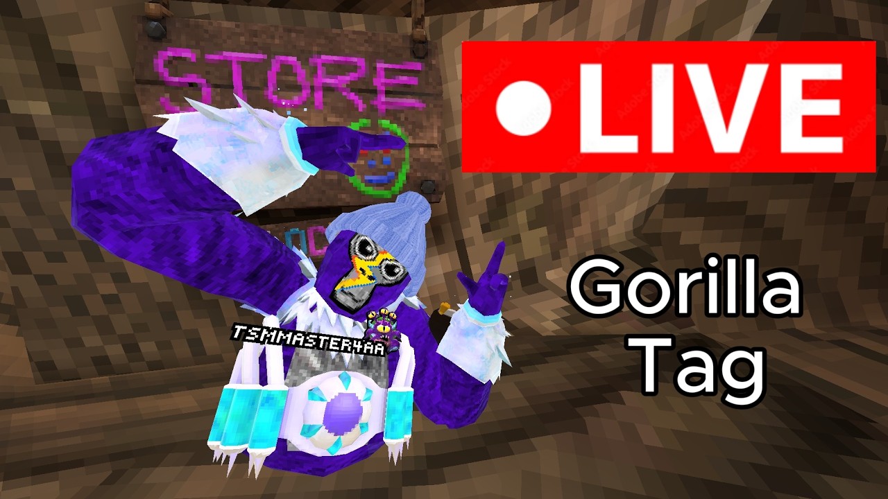 🔴Playing GORILLA TAG with YOU guys🔴 3400!? #gtag #livestreams #gorillatag #live #vr
