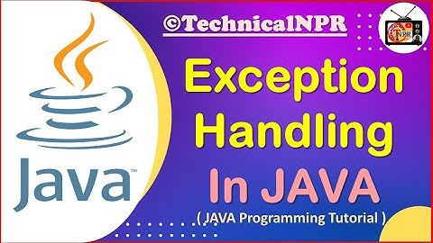 JAVA Tutorials -16 :: Exception Handling in JAVA Programming Language Nepal.  Exception Handling