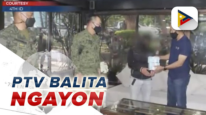#PTVBalitaNgayon | Informant na naging susi sa operasyon laban sa lider ng NPA, binigyan ng pabuya