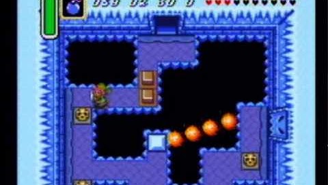 The Legend of Zelda: A Link to the Past - Ice Palace Bomb Jump First Try!